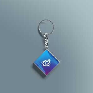 rhombus-key-chain-mock-up
