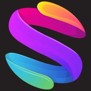 modern colorful letter s logo design vector
