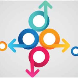 art-of-circle-and-arrows-in-all-direction-on-abstract-background