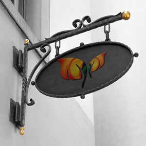 circular-metal-sign-board-mock-up