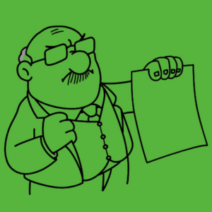 draw-fat-young-man-wear-spectacles-hold-a4-paper